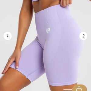 Womens best lavendar biker shorts